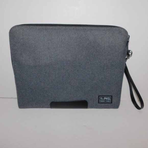 PKG Slouch 13" | 14" Laptop Tablet Sleeve Travel Case Gray Black - Picture 1 of 8